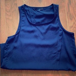 Navy open back Tank